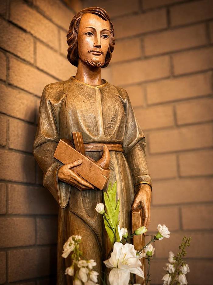 Figura świętego Józefa w kościele